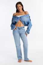 Mar Vista Stretch Straight Leg Jeans - Light Wash
