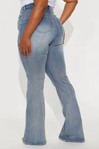 Tall Gemma Sculpting Stretch Flare Jeans - Vintage Wash