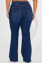 Tall Affair Of The Flare Stretch Jeans - Dark Wash