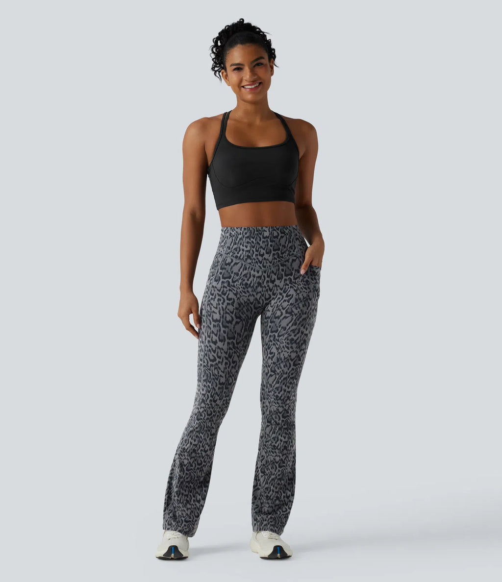 Leopard Print High Waisted Scrunch Butt Lifting Tummy Control (Copy)