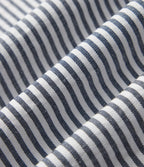 High Waisted Drawstring Stripes Linen-Feel Casual Baggy Pants with Pockets