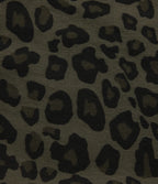 Mid Rise Wide Leg Baggy Leopard Print Casual Pants with Pockets