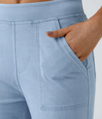 Mid Rise Pockets Straight Leg Casual Cargo Jeans
