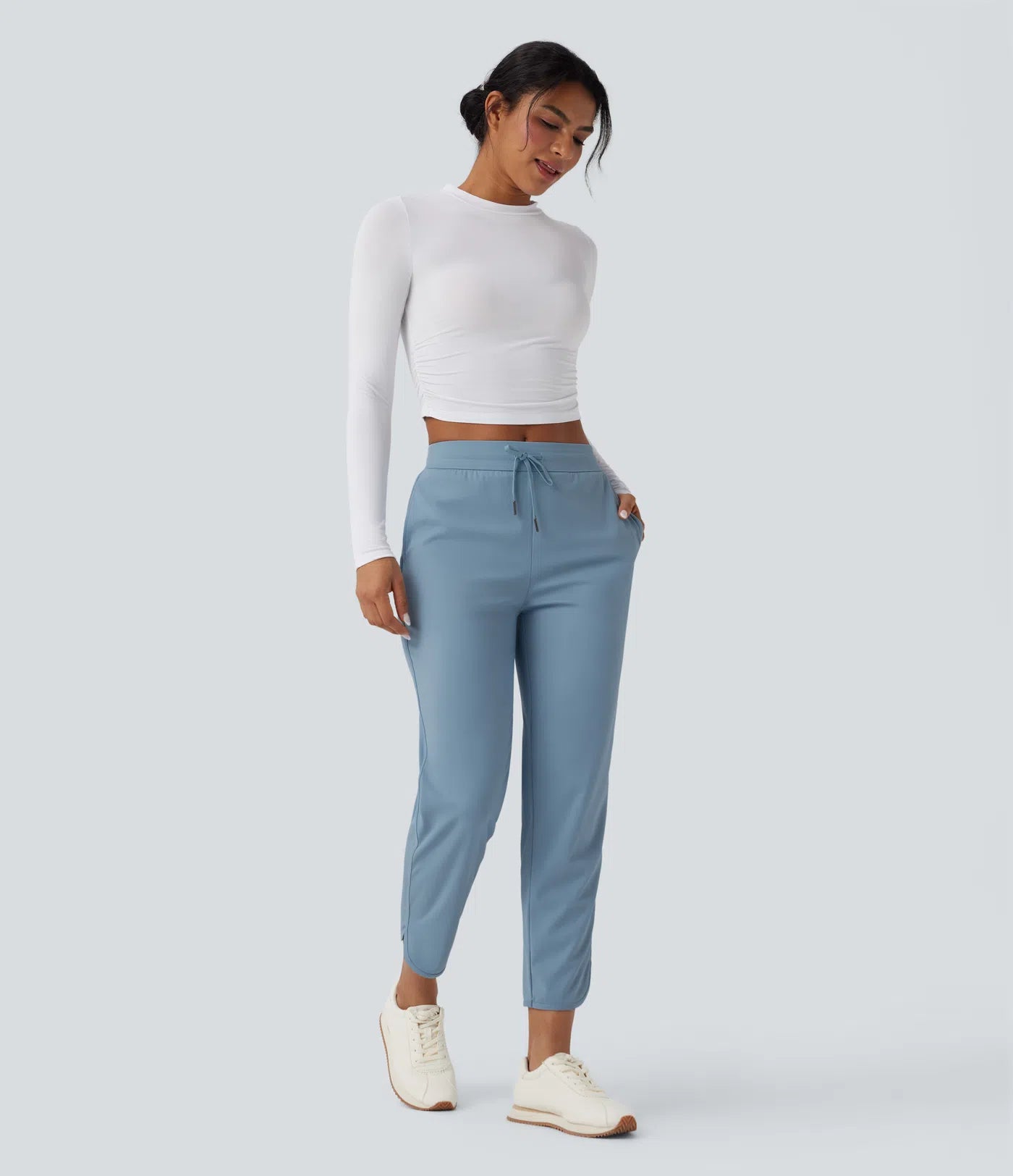 Quick Dry Golf Tapered Pants with Pockets