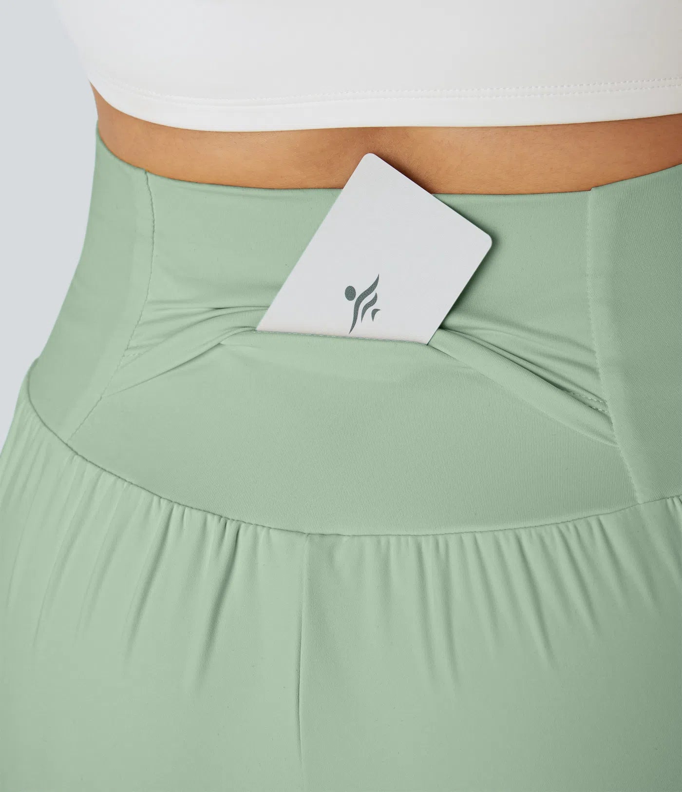Airy Super High Waisted 2-in-1 Cool Touch Yoga Shorts 5'' with Pockets-Longer Length