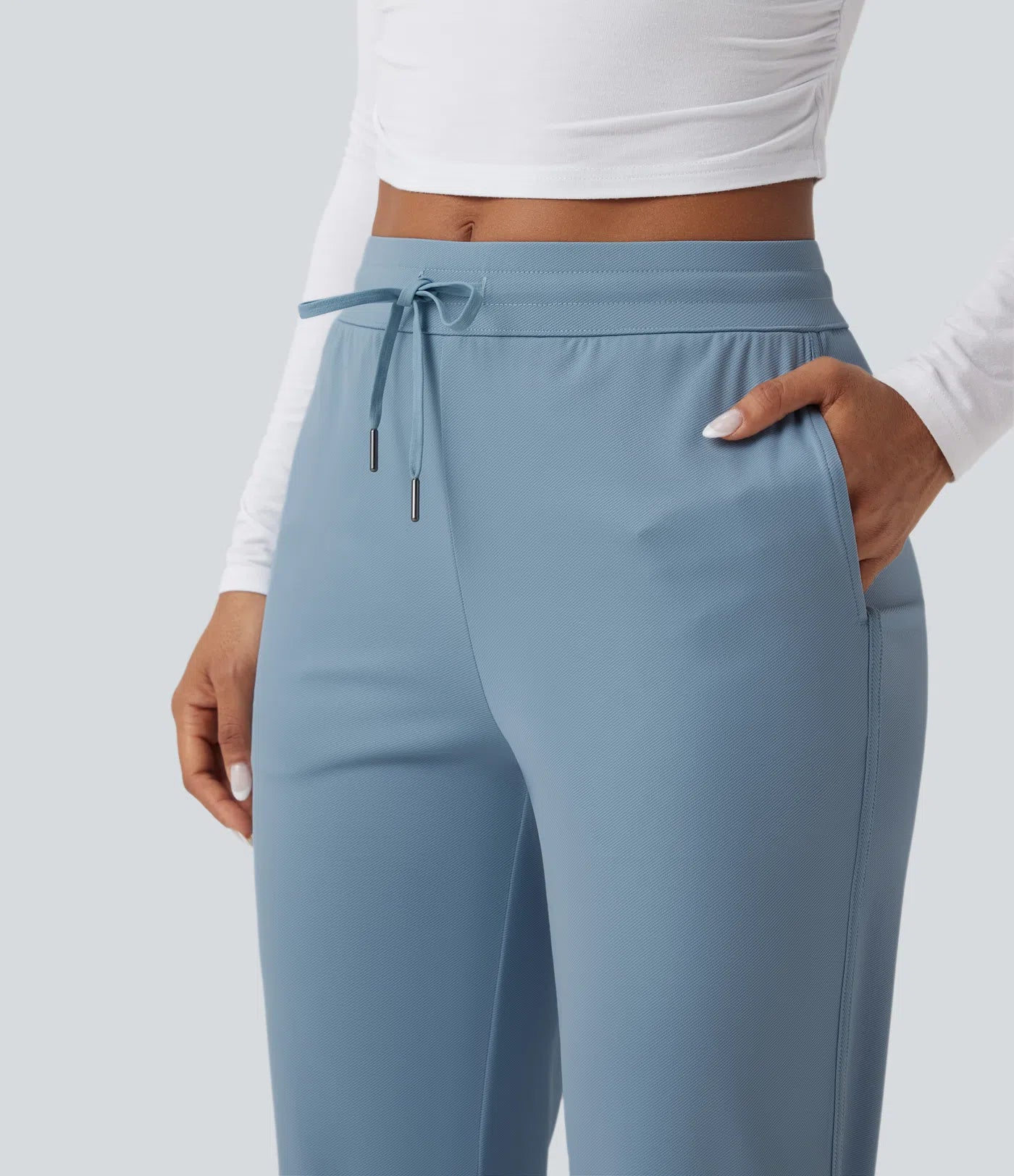 Quick Dry Golf Tapered Pants with Pockets