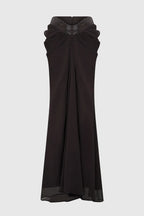 Arcelia Halter Crystal Top & Maxi Skirt Set