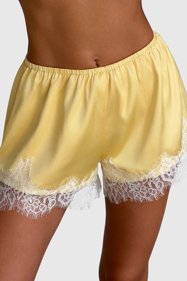 Bradfea Lace Top & Shorts Set