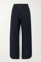 Erlinda Round Jeans - Black