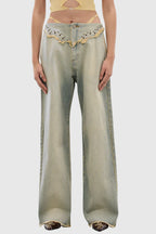 Ensley Rivets Bend Jeans