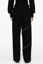 Gafna Spiral Zipper Jeans - Black
