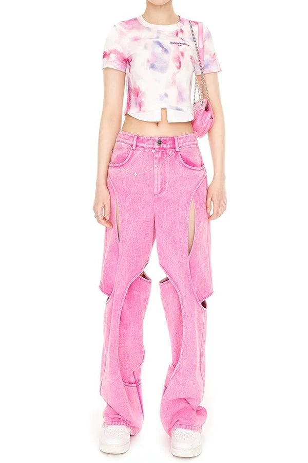 Maisie Hollow Cross Jeans