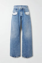 Mielya Pocket Faded Jeans