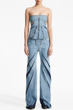 Vivienne Denim Top
