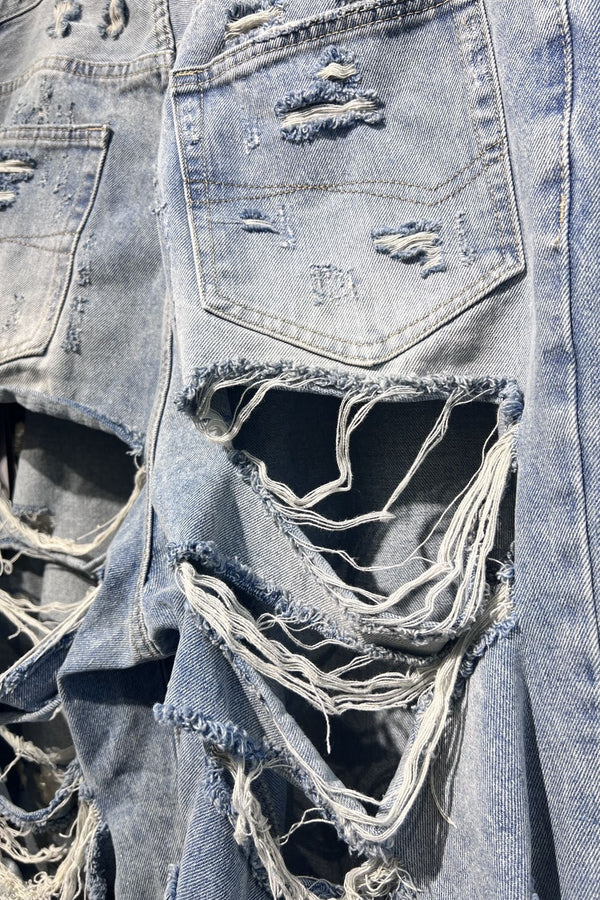 Jaida Destroyed Ripped Jeans